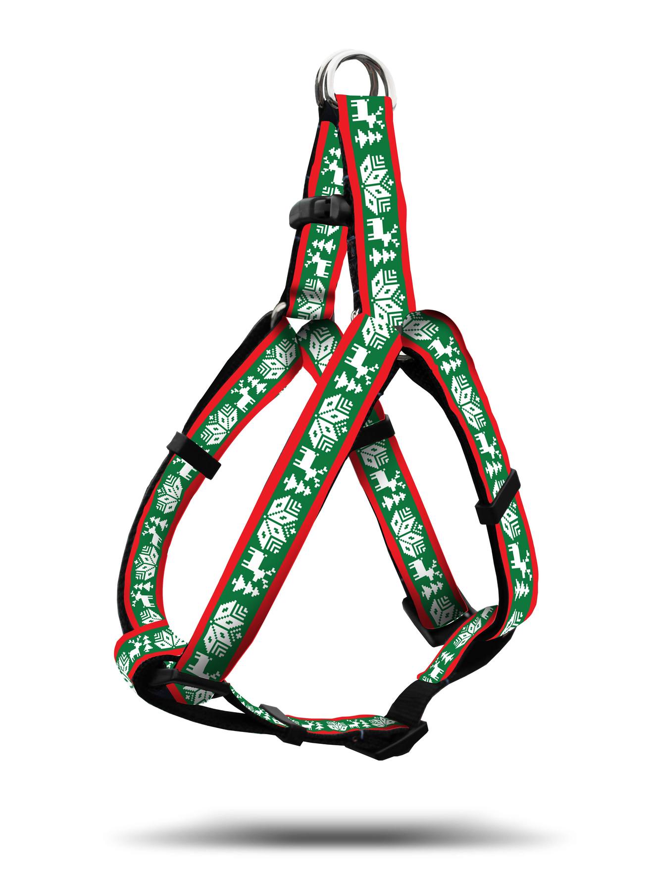 Woof Concept Step-in Harness, Ugly Sweater, Small
