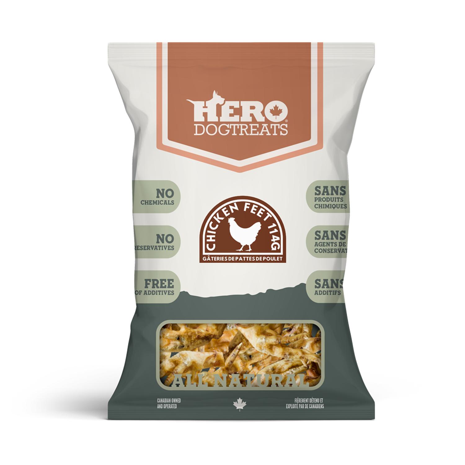 HeroDogTreats Chicken Feet Dog Treats