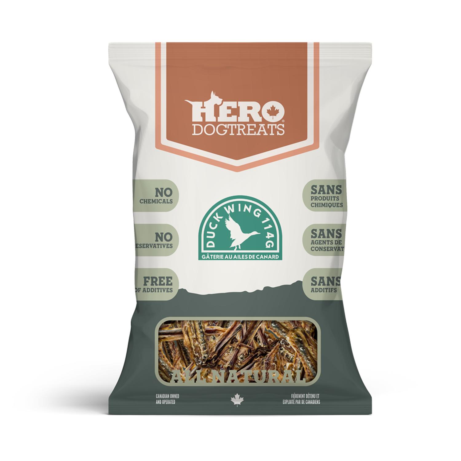 HeroDogTreats Duck Wings Dog Treats