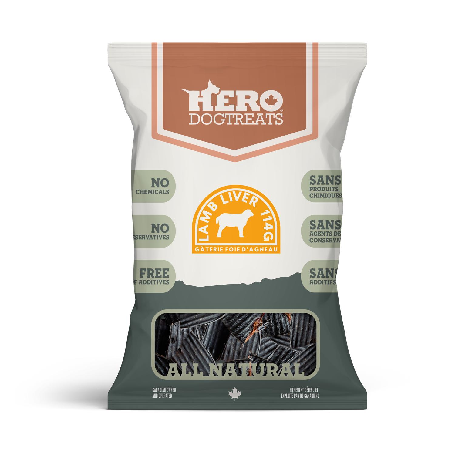 HeroDogTreats Lamb Liver Dog Treats