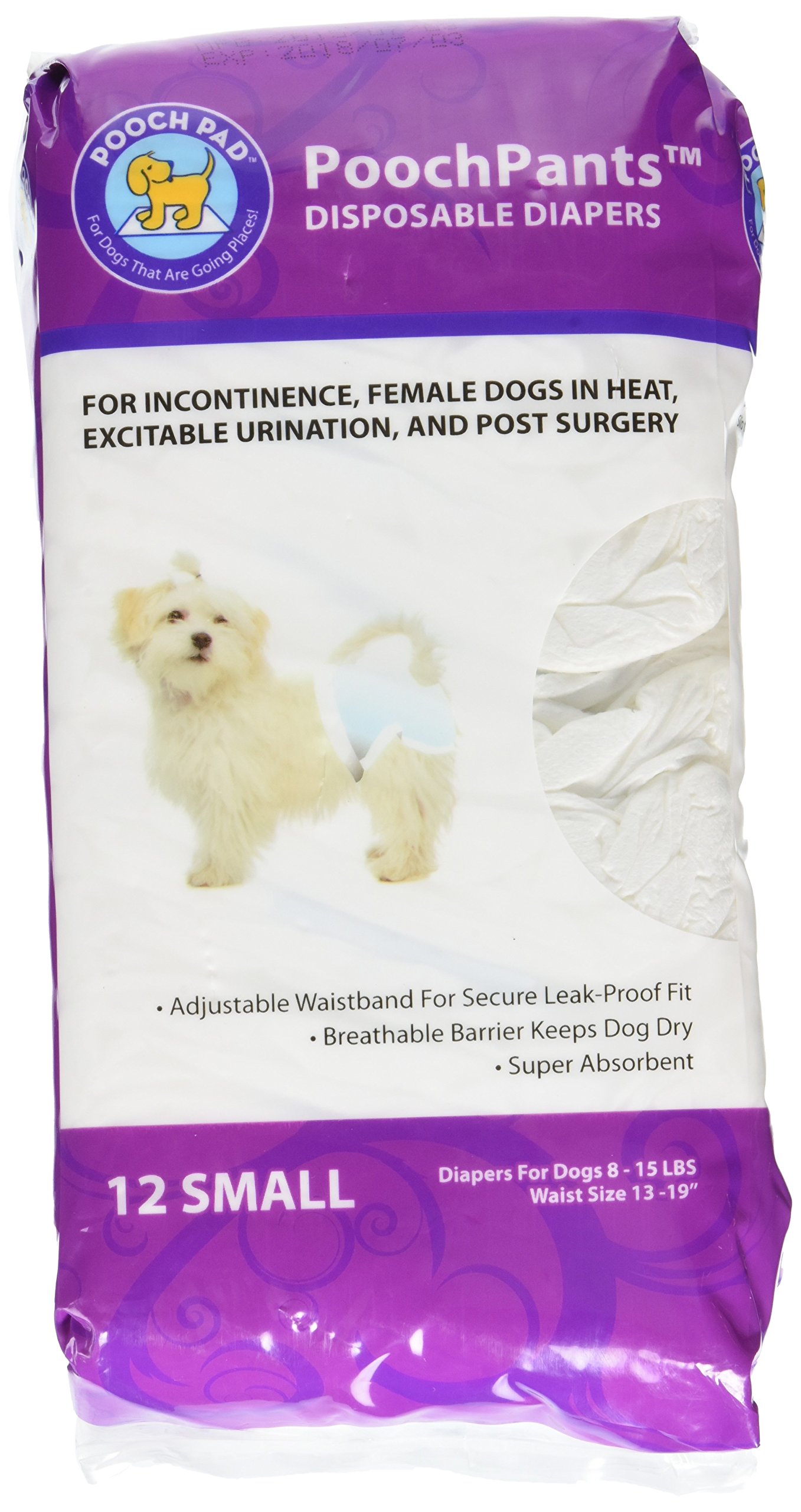 PoochPad Disposable Diaper, Small