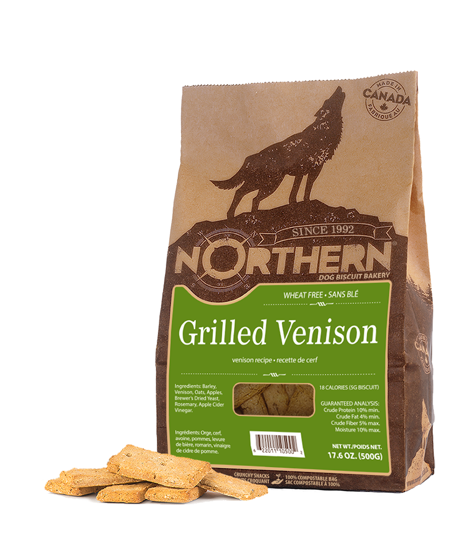 Northern Biscuit Grilled Venison Dog Treats, 500-gram