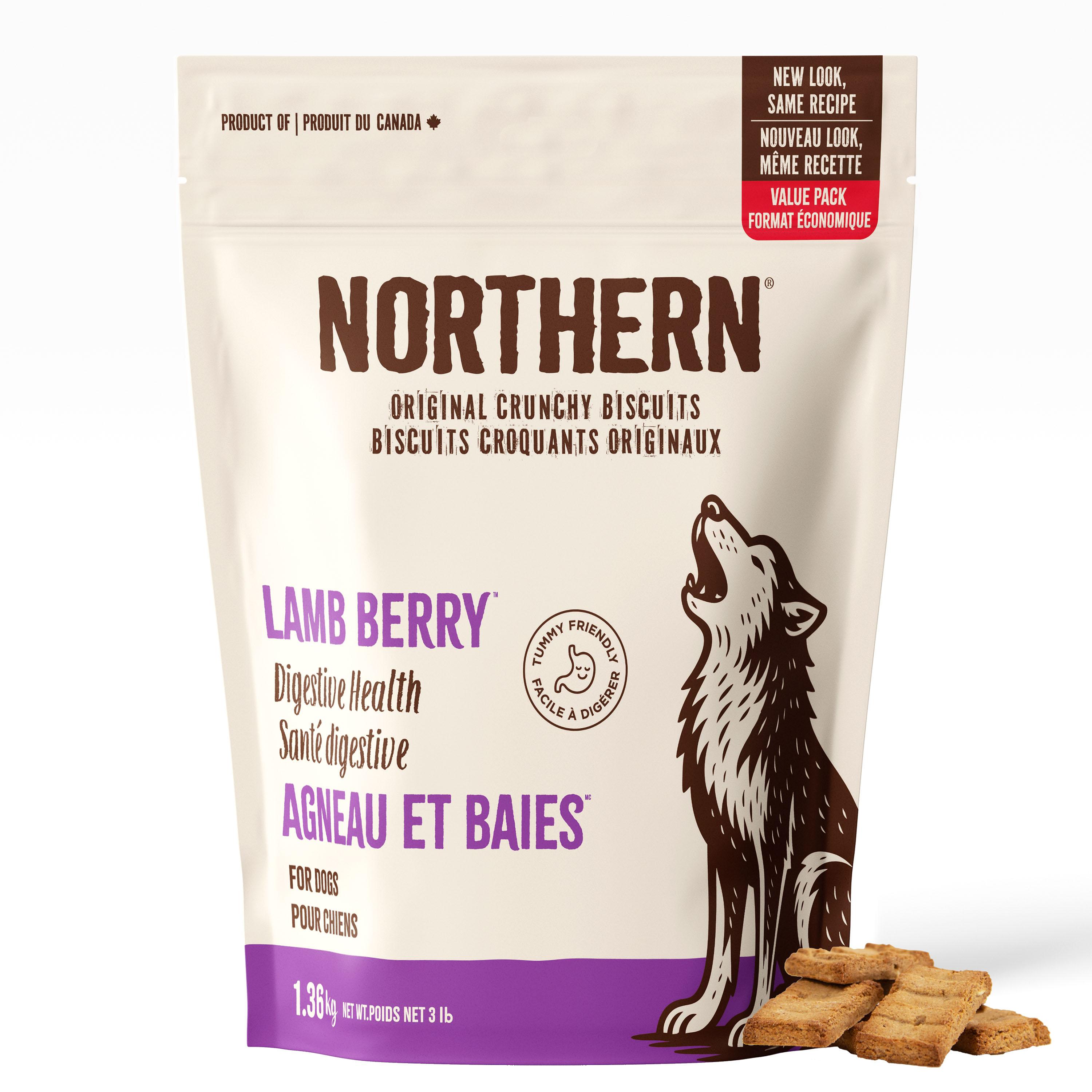 Northern Biscuit Lamb Berry Dog Treats, 1.36-kg