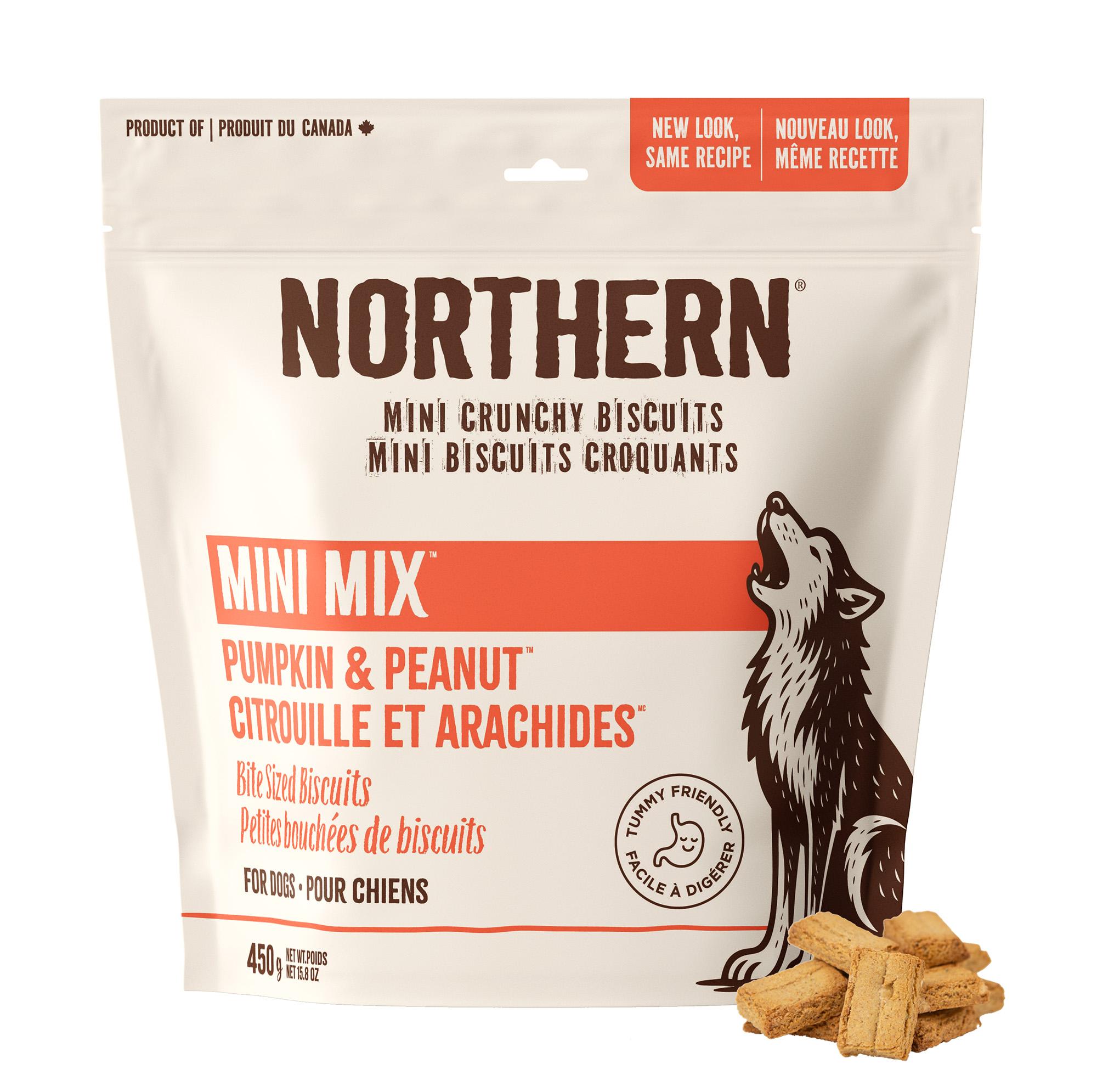 Northern Biscuit Mini Mix Pumpkin & Peanut Dog Treats, 450-gram