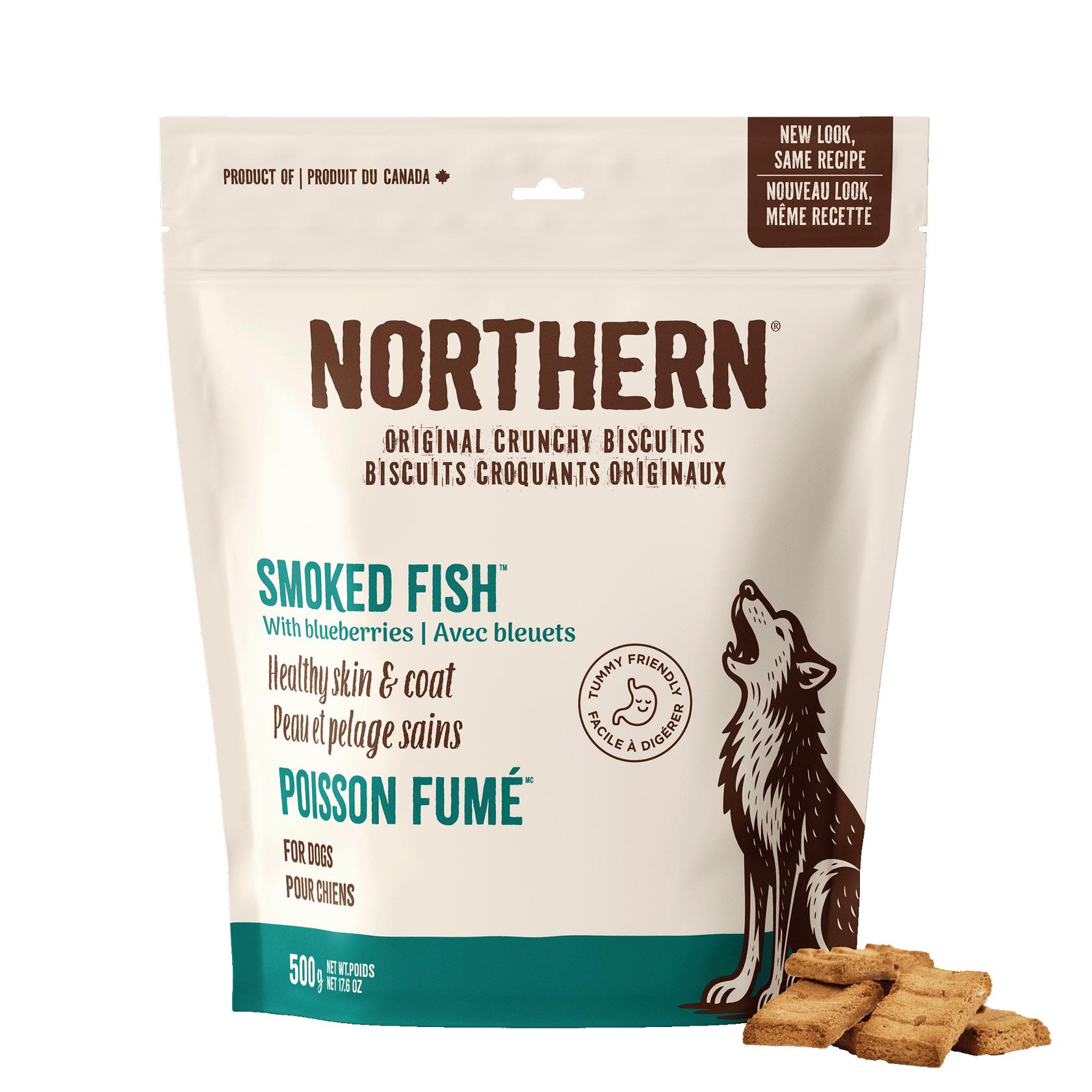 Northern Biscuit Smoked Fish with Blueberries Dog Treats