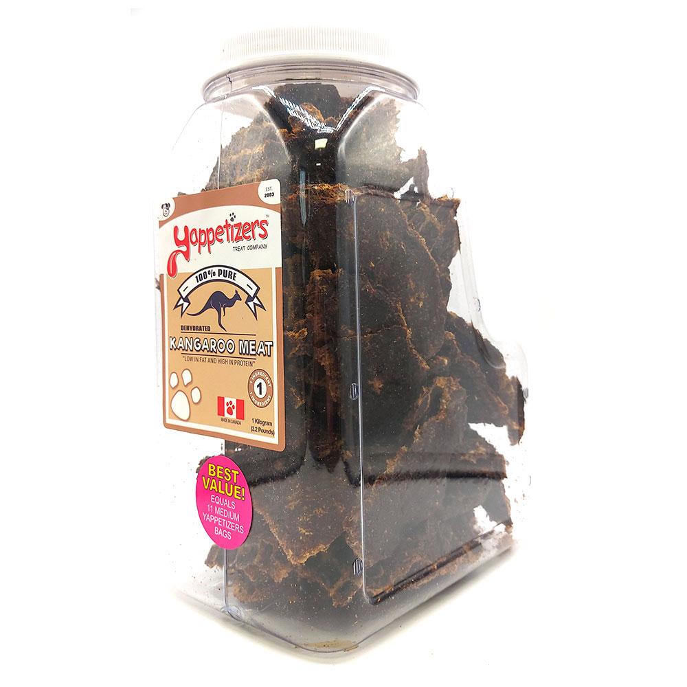 Yappetizers Friandises déshydratées pour chien à la viande de kangourou, 1 kg