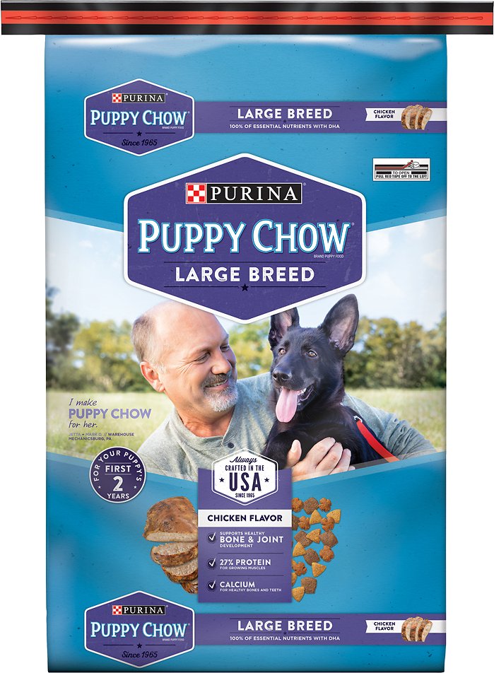 Puppy Chow Large Breed Chicken Flavor Formula Dry Dog Food