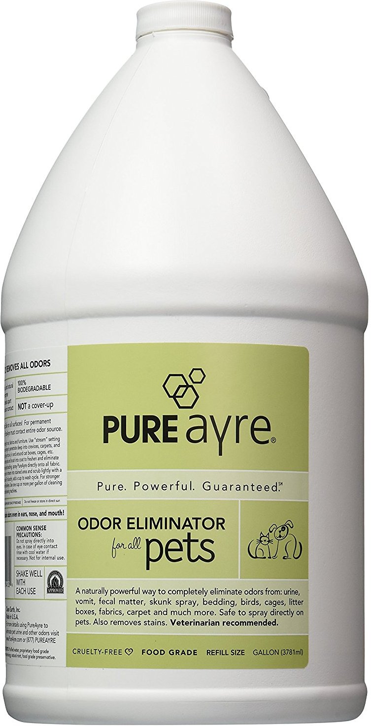 PureAyre Odor Eliminator Dog, Cat, Bird & Small Animal Spray Refill, 1-gallon bottle