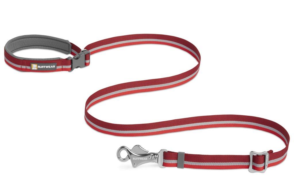 Ruffwear Crag Dog Leash, Cindercone Red, 3.5-6-ft (**)