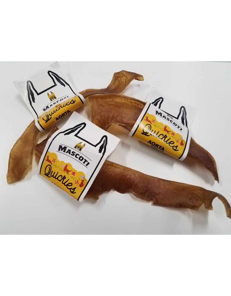 Mascoti Beef Aorta Split Dog Treat, 4-6-in