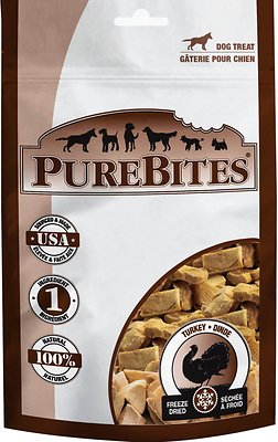 PureBites Turkey Freeze-Dried Dog Treats, 1.16-oz