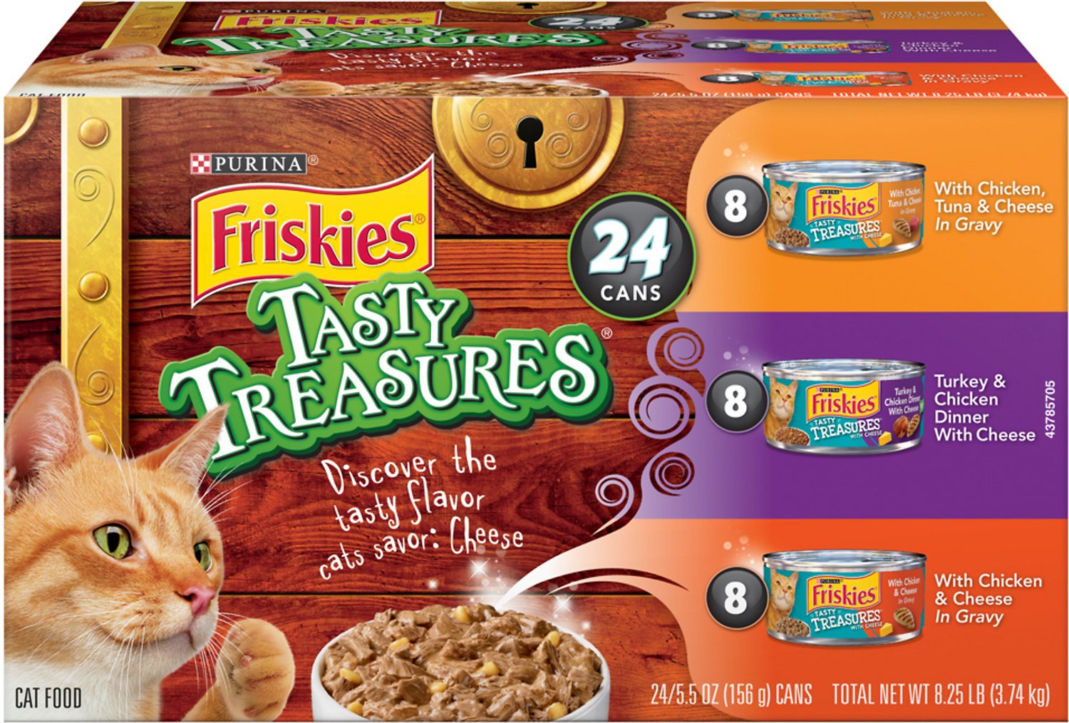 Friskies Tasty Treasures Variety Pack Canned Cat Food
