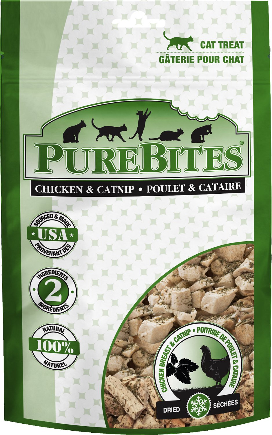 purebites freeze dried chicken breast cat treats