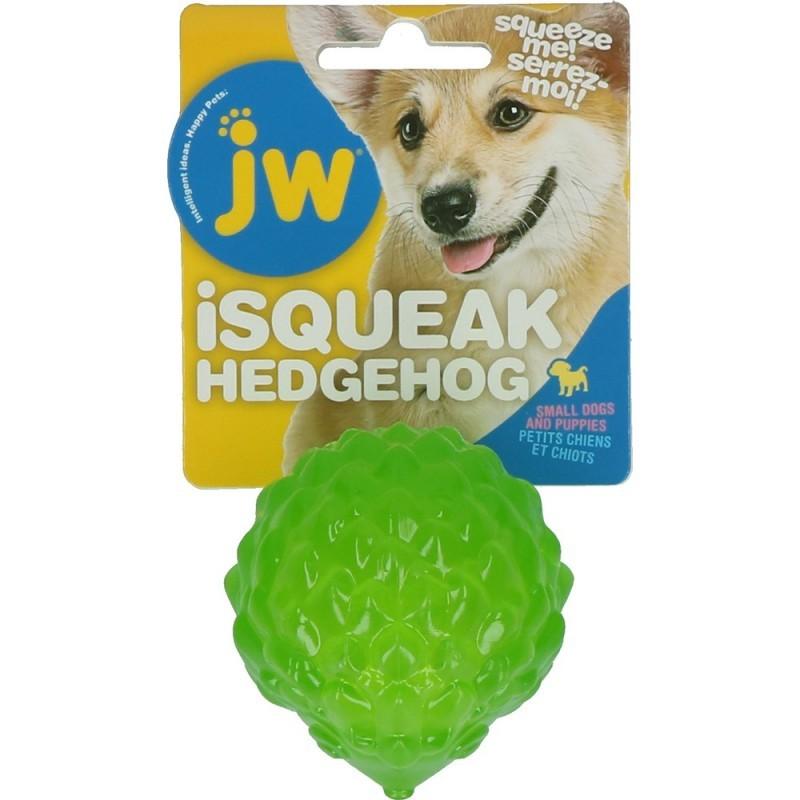 JW Pet iSqueak Hedgehog Dog Toy, Small