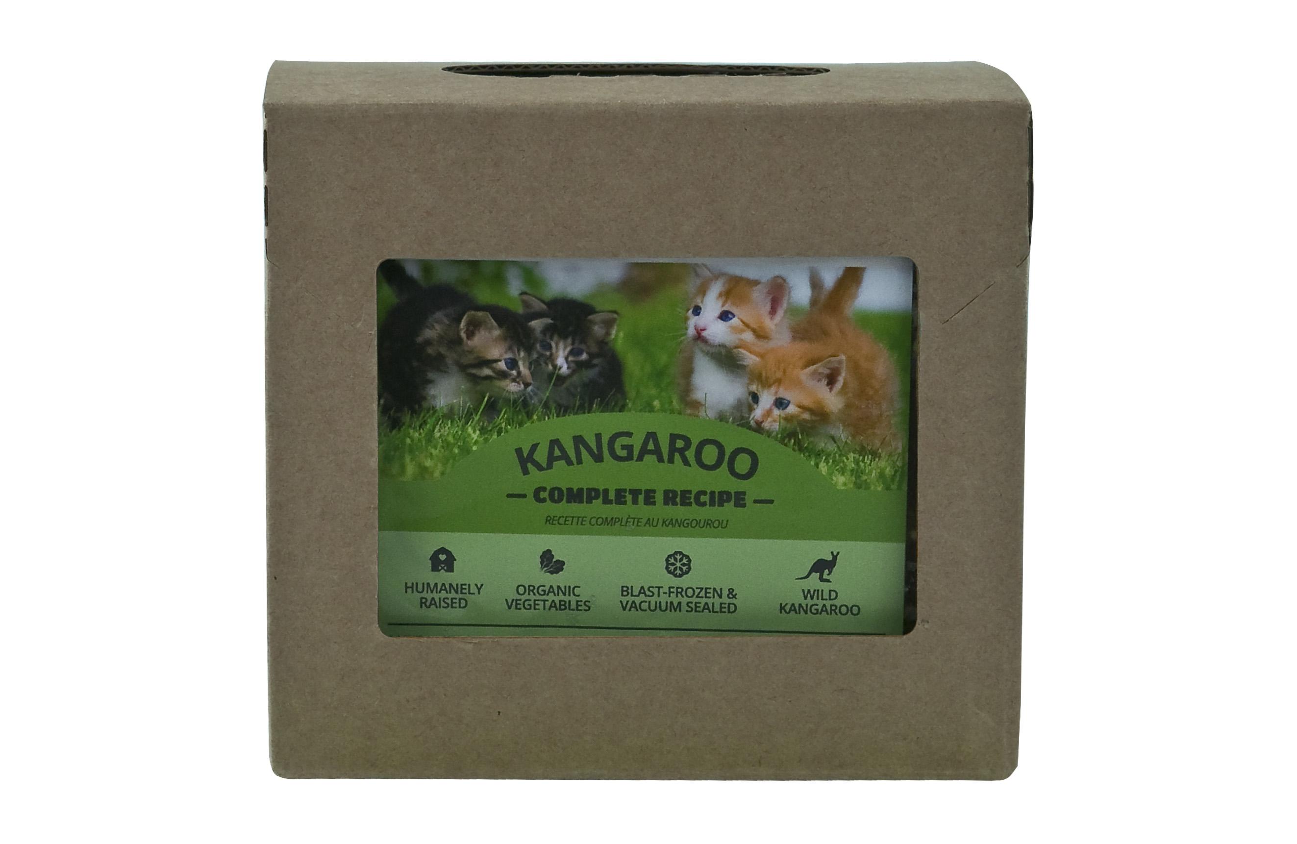 Red Dog Blue Kat Kangaroo Complete Recipe Frozen Cat Food, 1/2-lb