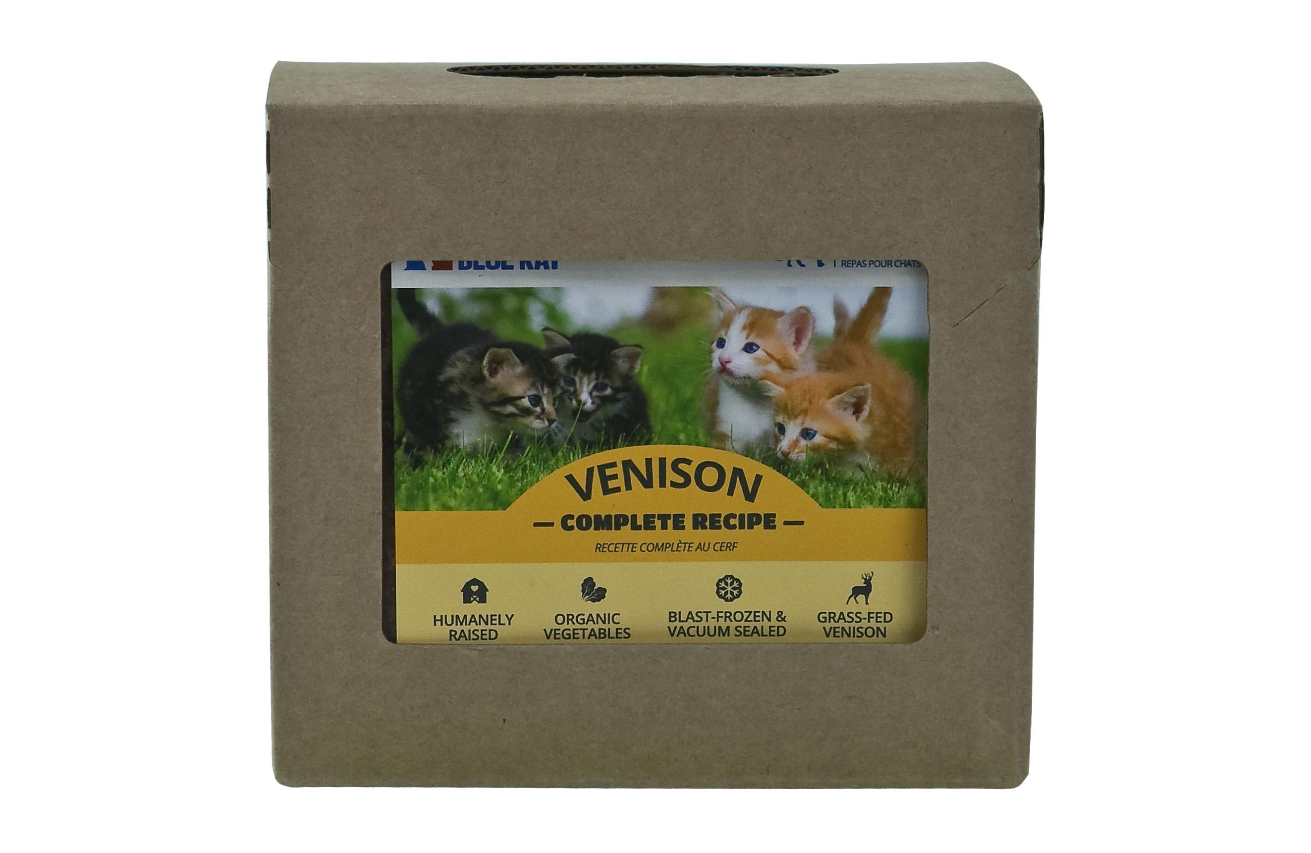 Red Dog Blue Kat Venison Complete Recipe Frozen Cat Food