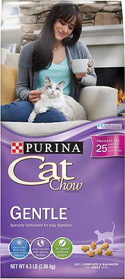 Cat Chow Gentle Dry Cat Food, 6.3-lb
