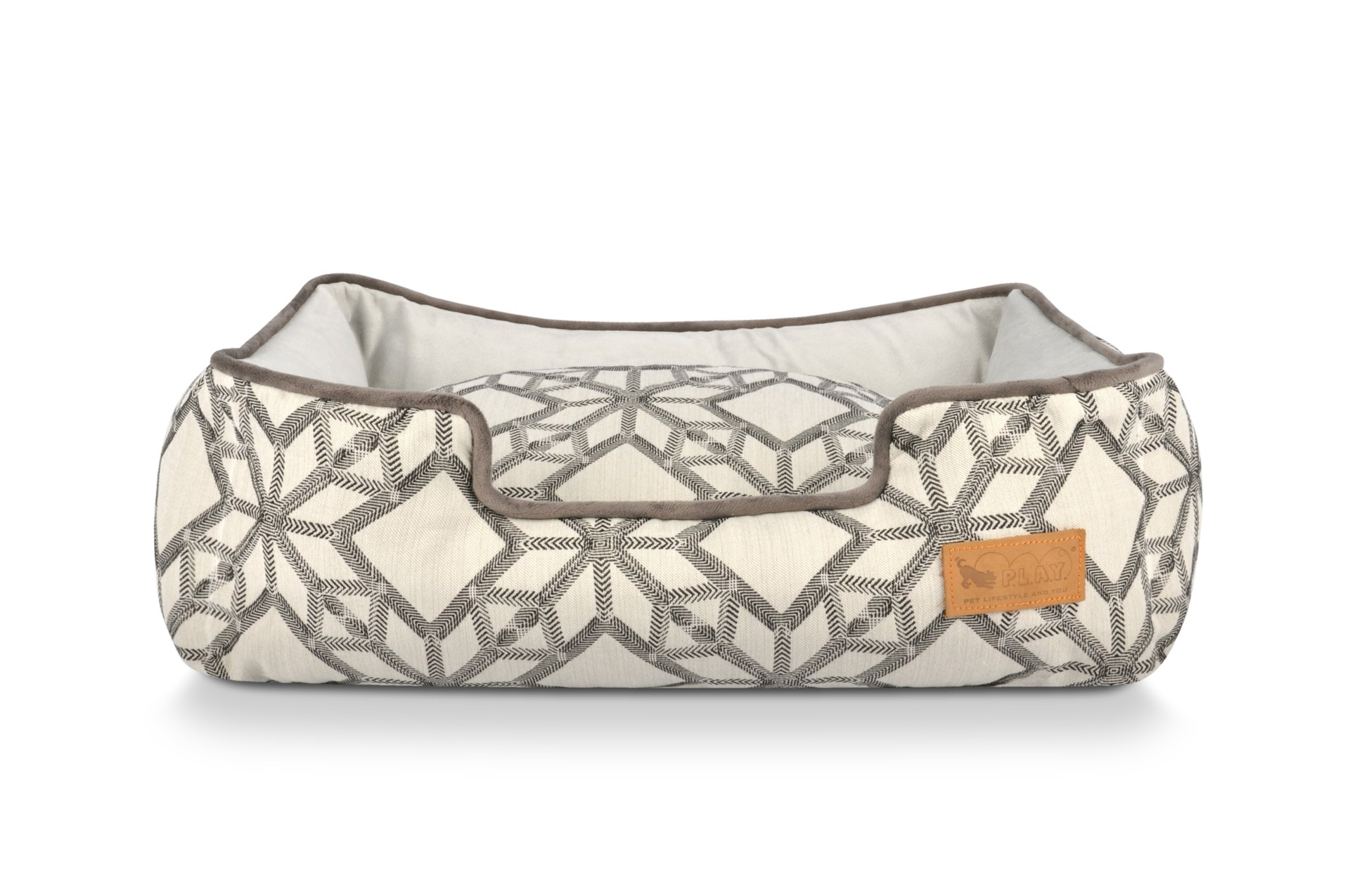 P.L.A.Y. Solstice Lounge Dog Bed, Snowy Day
