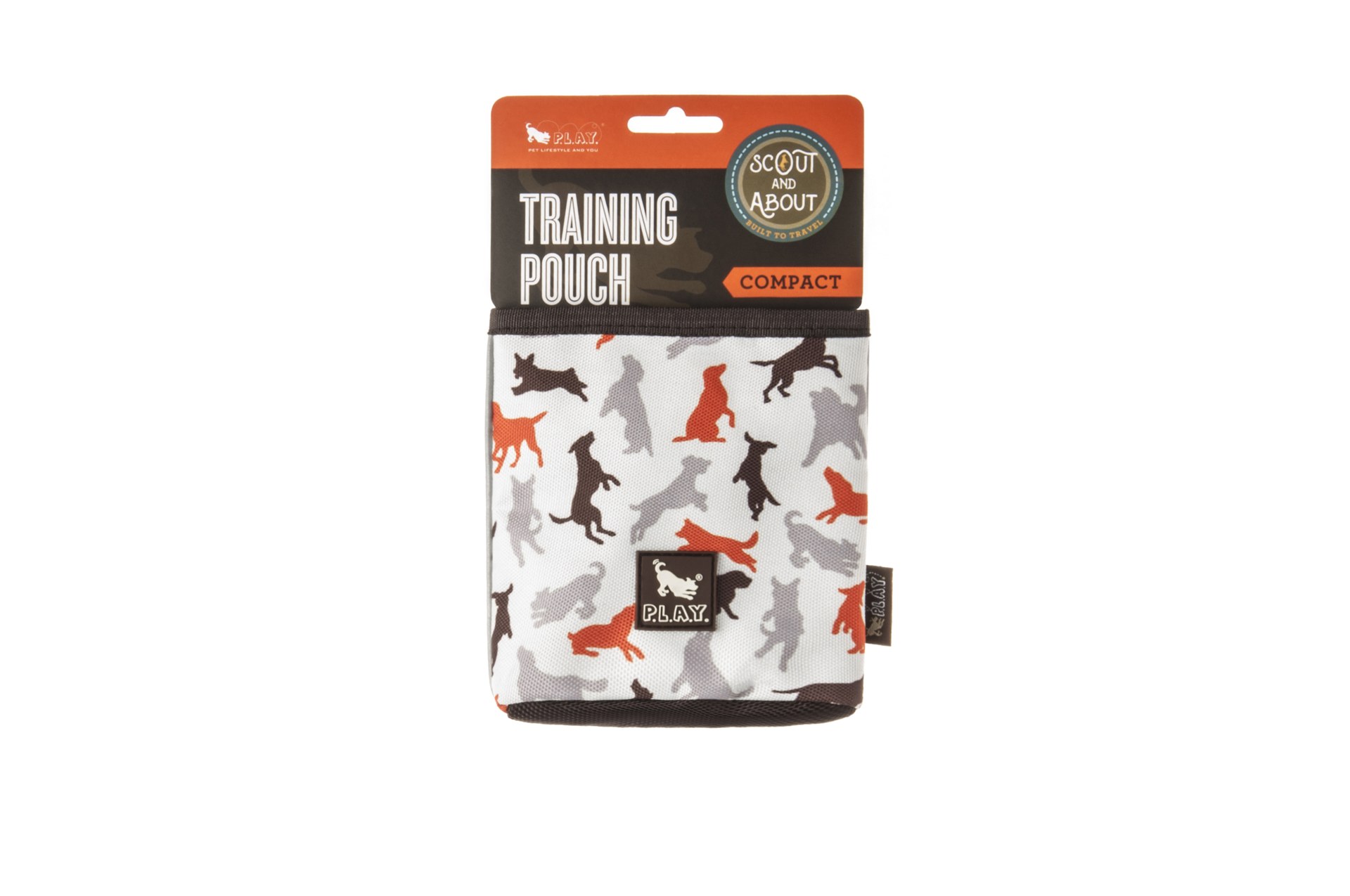 P.L.A.Y. Compact Scout & About Dog Training Pouch, Vanilla
