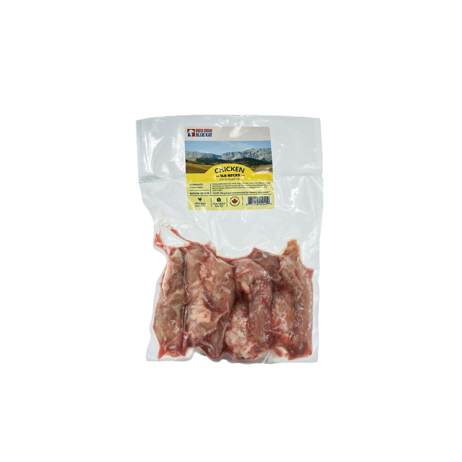 Red Dog Blue Kat Chicken Necks Dog Treats, 1-lb