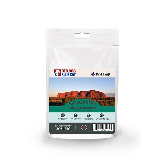 Red Dog Blue Kat Kangaroo Dehydrated Dog & Cat Treats, 85-gram