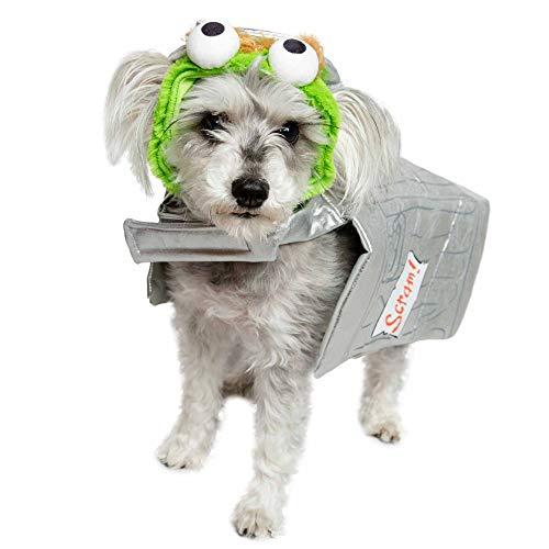 Pet Krewe Sesame Street Oscar the Grouch Pet Costume, Medium
