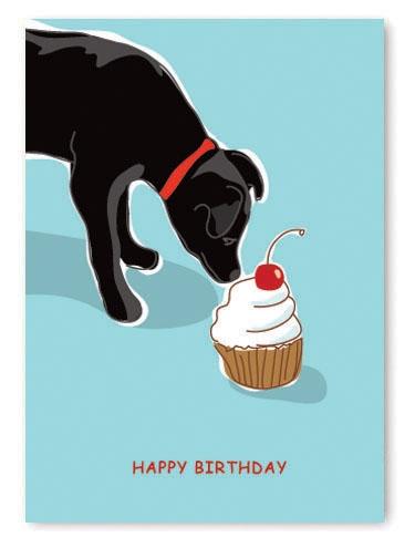 Paper Russells Card Happy Birthday Cupcake