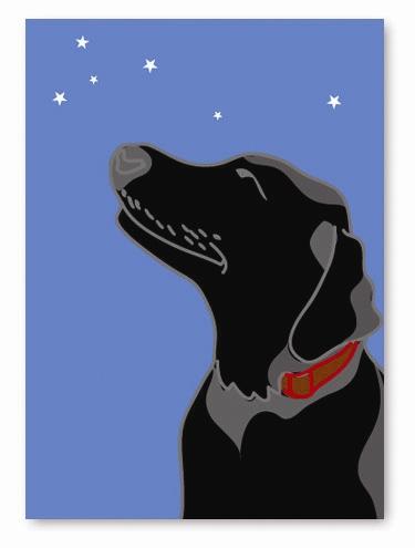 Paper Russells Card Labrador Retriever