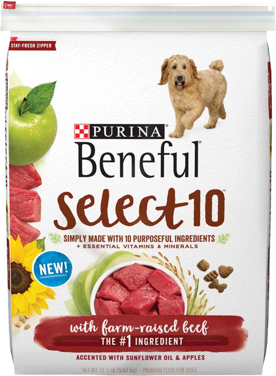 Purina Beneful Select 10 With Farm-Raised Beef Dry Dog Food