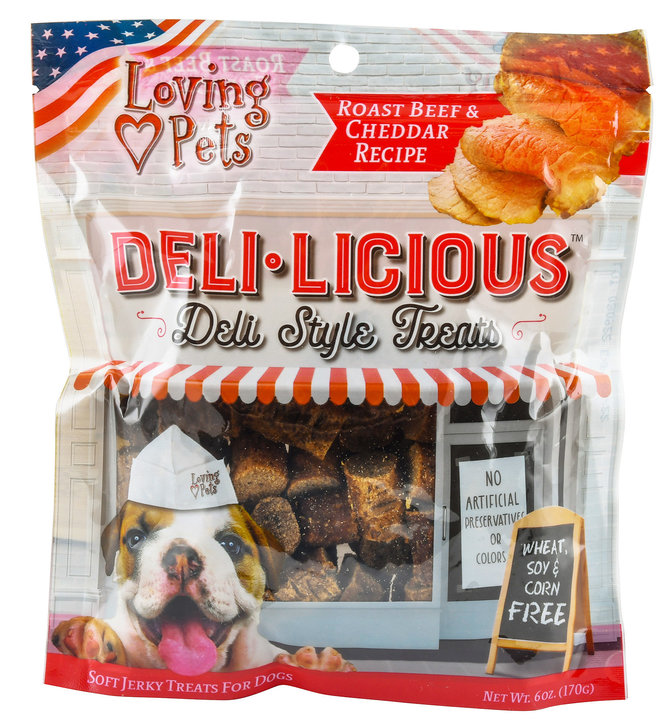 Loving Pets Deli-Licious Roast Beef & Cheddar Deli Style Treats