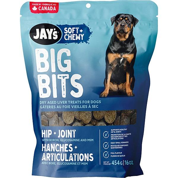Jay's Big Bits Hip & Joint Dog Treats, 454-G