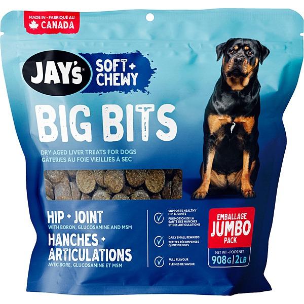 Jay's Big Bits Hip & Joint Dog Treats, 908-G
