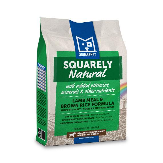 SquarePet Squarely Natural Lamb Meal & Brown Rice Dry Dog Food