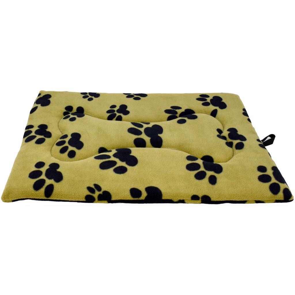 Unleashed Flop Flat Pet Mat, Paw Print, 24 x 18-in