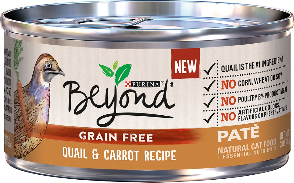 Purina Beyond Quail & Carrot Pate Recipe Grain-Free Canned Cat Food