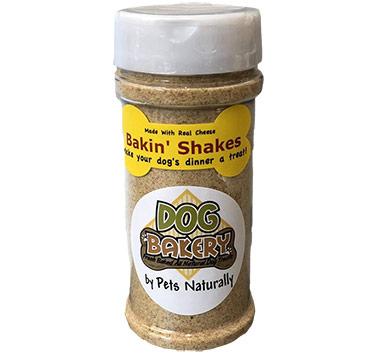 Dog Bakery by Pets Naturally Bakin' Shakes Cheese Dog Food Topper, 8-oz