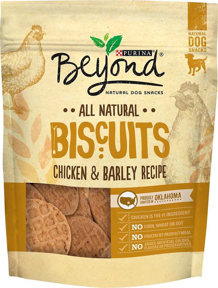 Purina Beyond Biscuits Chicken & Barley Recipe Dog Treats, 25-oz