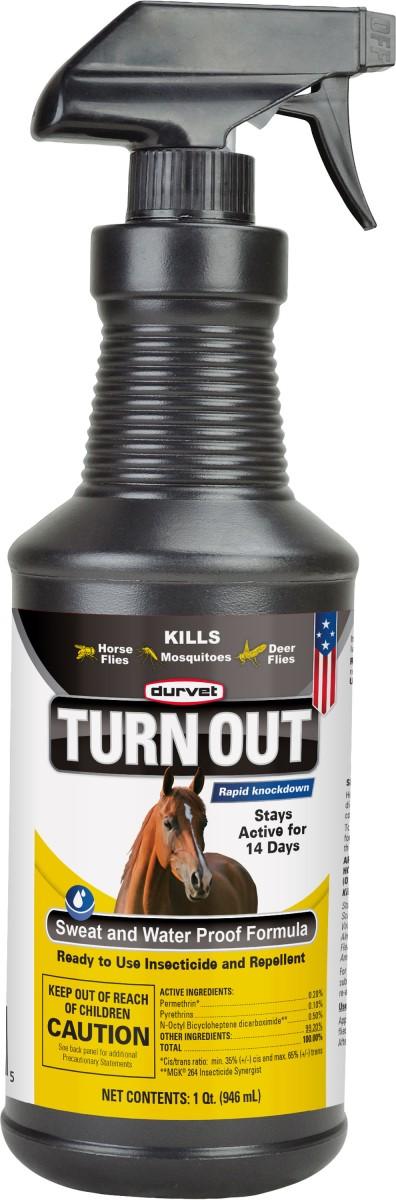 Durvet Turn Out Sweat & Waterproof Formula Livestock Insect Spray
