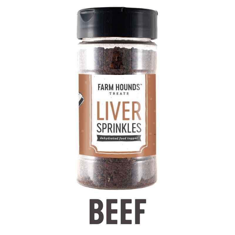 Farm Hounds Toppers Liver Sprinkles, Beef, 4.6-oz