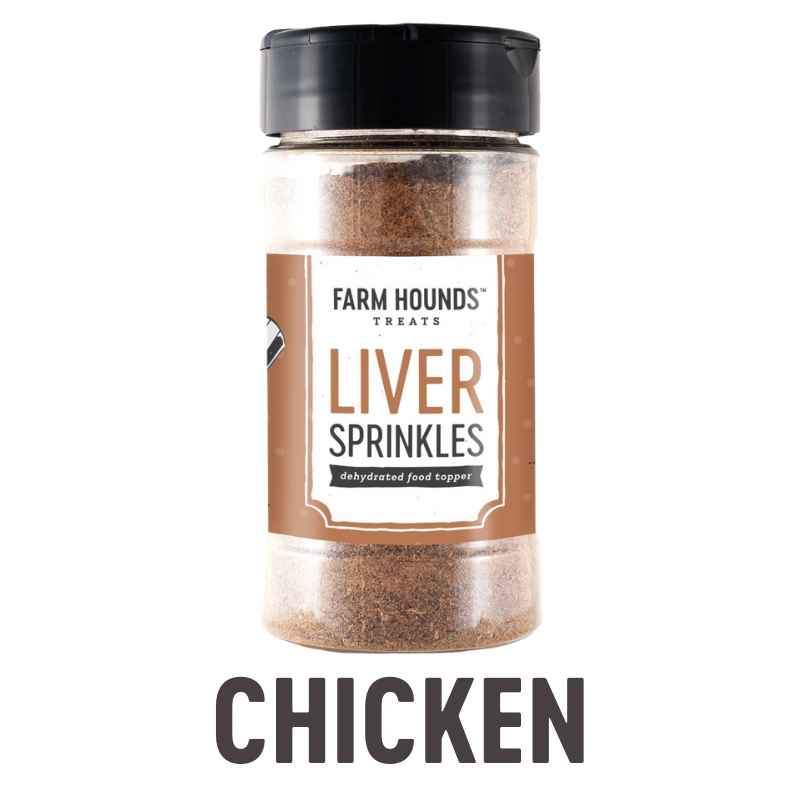 Farm Hounds Toppers Liver Sprinkles, Chicken, 4.6-oz