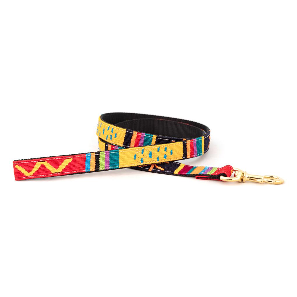 Auburn Leathercrafters Dog Leash, Sun Valley Holiday, 6-ft