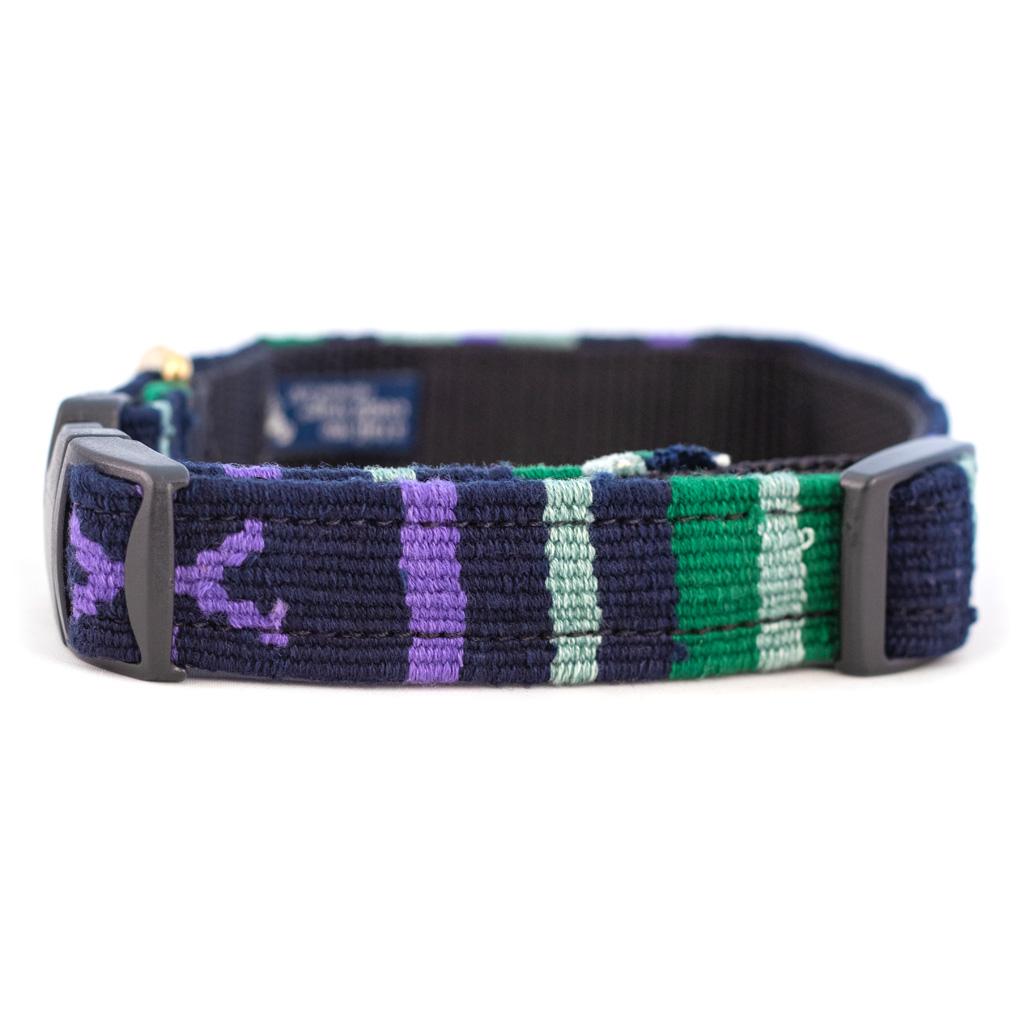 Auburn Leathercrafters Dog Collar, Sun Valley Night, Medium