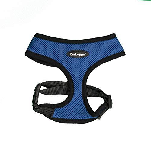 Bark Appeal Breathe EZ Pull-Over Dog Harness, Blue, X-Small