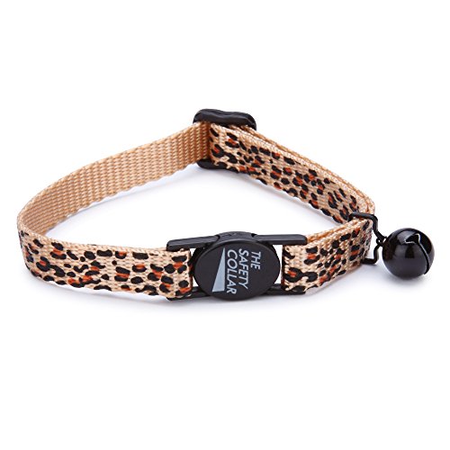 Meow Town Animal Print Cat Collar, Cheetah, 8-12-in