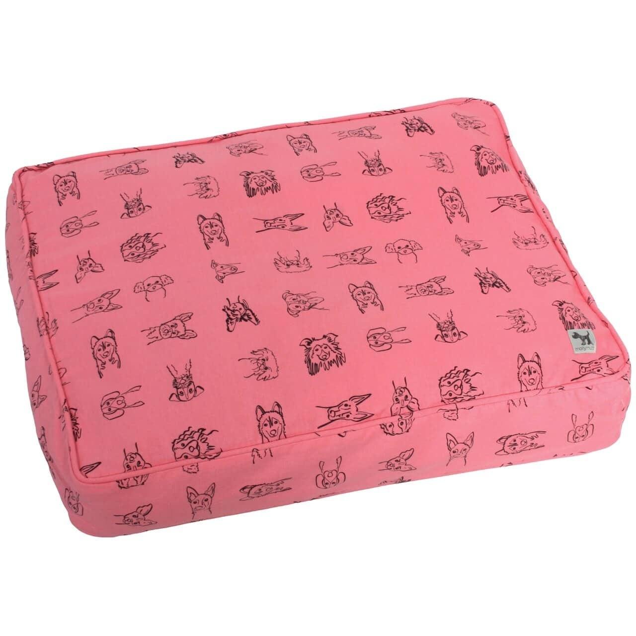 Molly Mutt Dog Bed Duvet Cover, Pink Cadillac, Medium/Large