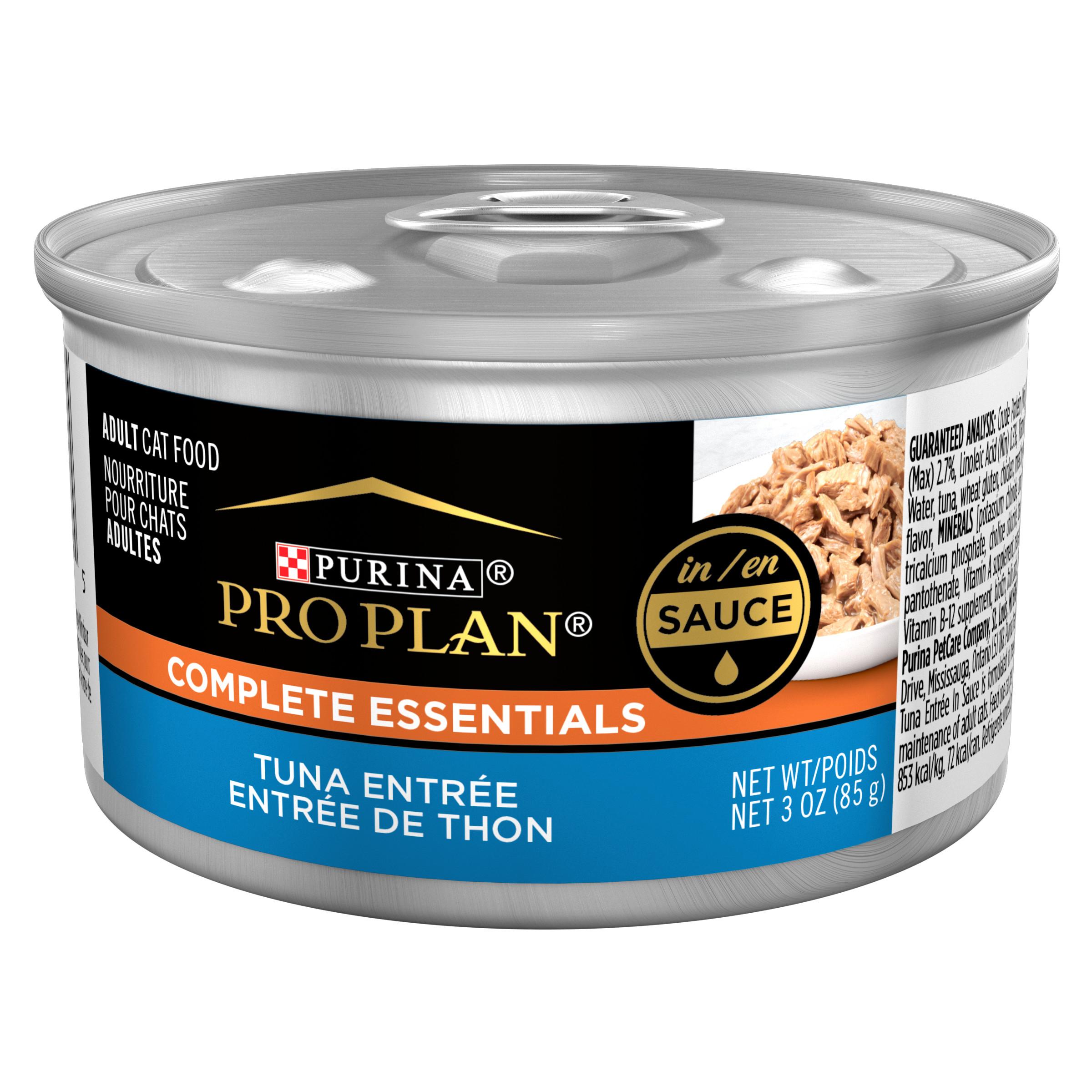 Purina Pro Plan Complete Essentials Tuna Entree in Sauce Wet Cat Food Can
