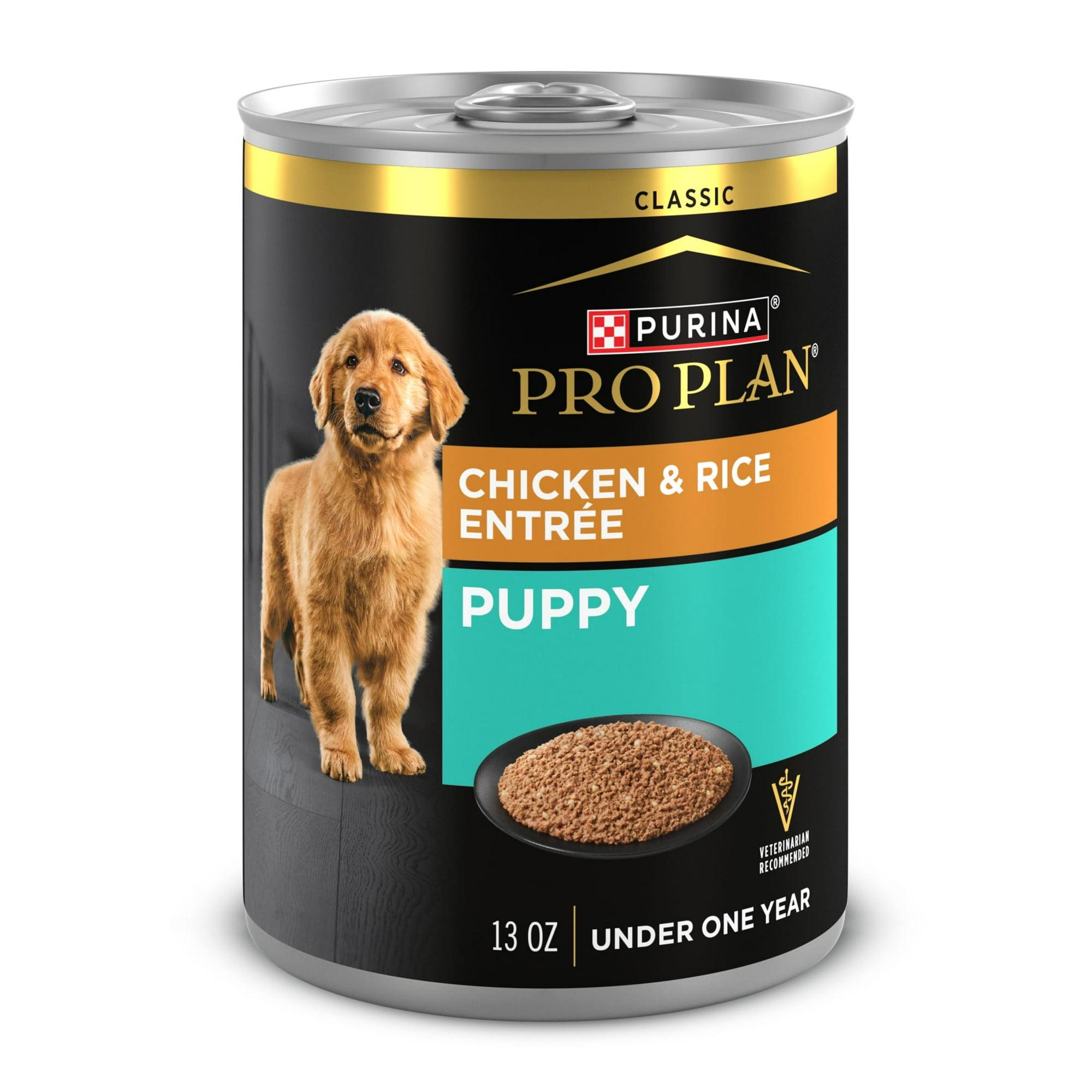 Purina Pro Plan Chicken & Rice Entree Puppy Wet Dog Food Can