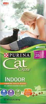 Cat Chow Indoor Dry Cat Food, 6.3-lb