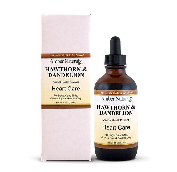 Amber Naturalz Hawthorn & Dandelion Pet Supplement, 4-oz