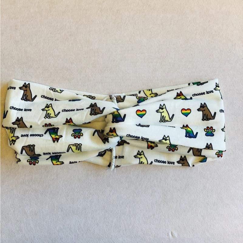 Teddy the Dog Headband - Choose Love